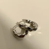 LATS New Design Trendy Retro Geometric Hoop Earrings for Women Irregular Light Luxury Simple Circle Earings Fashion Jewelry Gift - Image 6