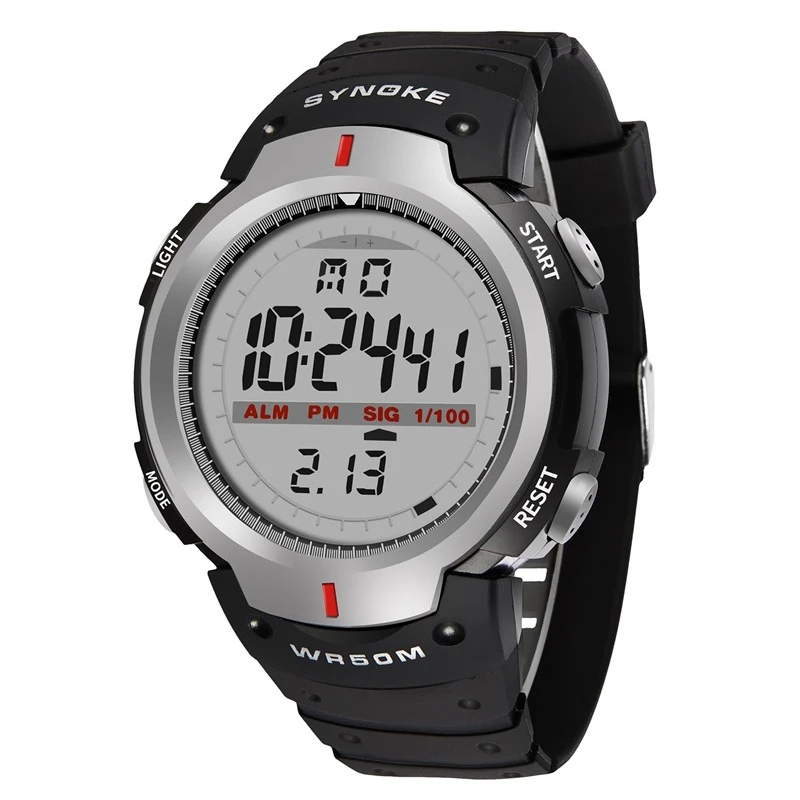Kol Saati Watches Men 30M Waterproof Electronic LED Digital Outdoor Mens Sports Wrist Watches Stopwatch Relojes Hombre