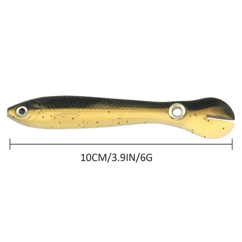 5/10/15PCS Luminous Soft Bionic Fishing Lure Slow Sinking Bionic Swimming  Lures Accessory Mock Lure Can Bounce For Saltwater