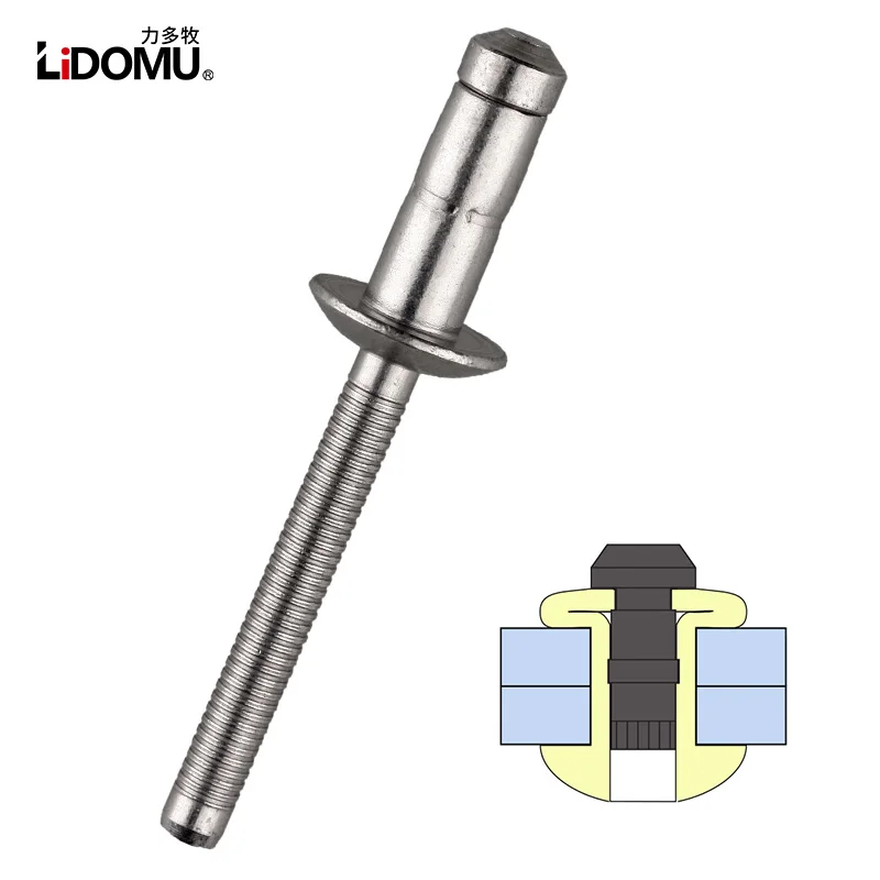 6.4mm Stainless Steel Blind Rivet 30/50pcs rivets and fasteners rivets and screws