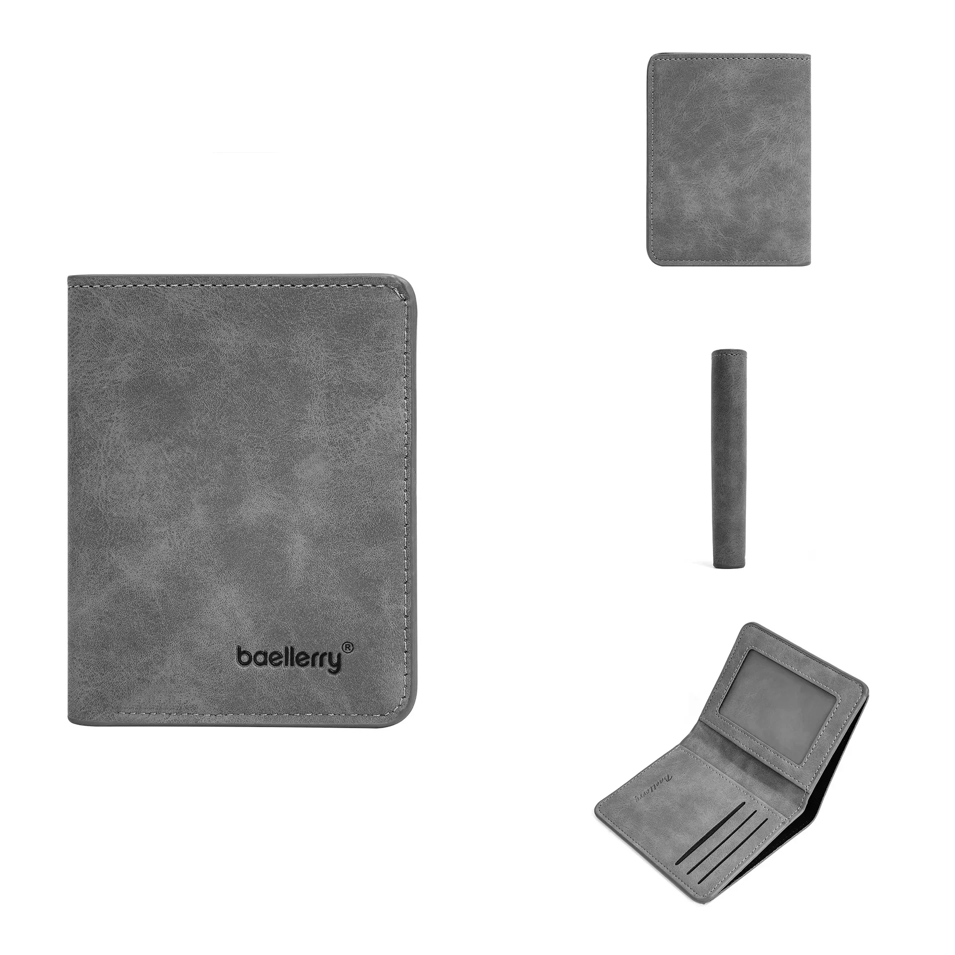 محفظة جلد طبيعي رجالي