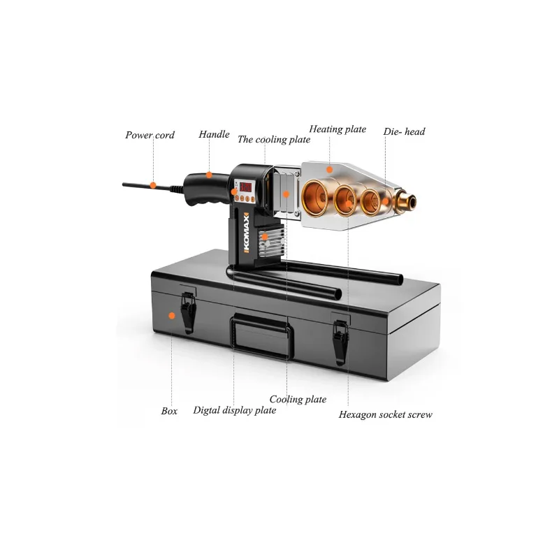 220V Electric Pipe Welder 800W Automatic 20/25/32mm Pipe Welder PPR PE PB PVC Pipe Welding Tool Kit 63 2
