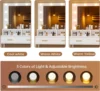 Makeup Vanity with Lights, Vanity Desk with Charging Station, White Vanity Table with 10 Light Bulbs Mirror & 3 Lighting Modes 3