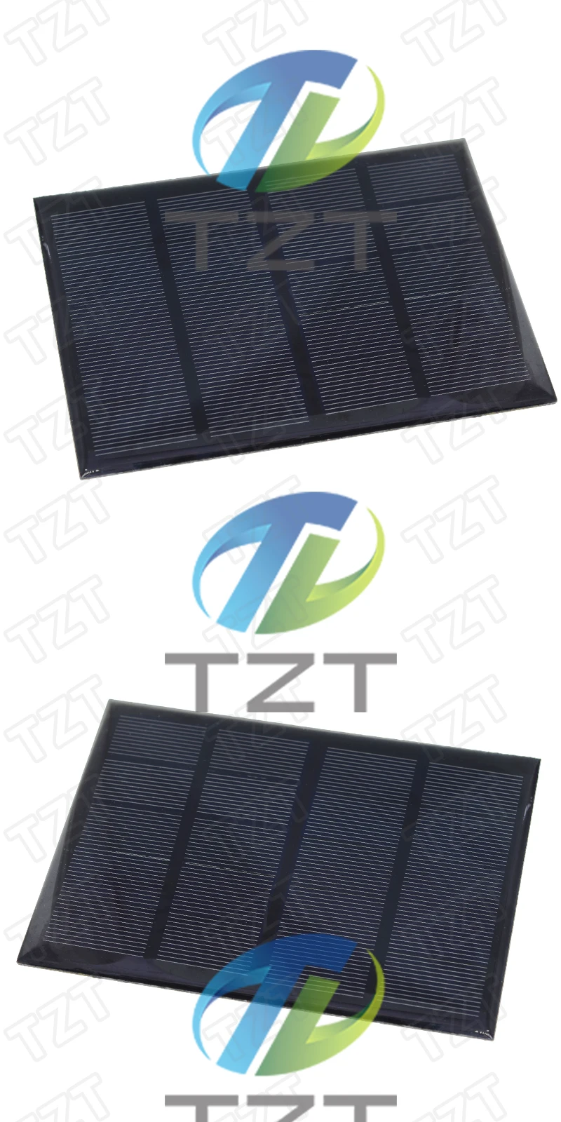 1/3PCS TZT 6V 320mA 1,92W Solarpanel Polykristallin 140*104MM Mini Sunpower Solar System DIY Für Batterie Handy-Ladegerät – Detail 8