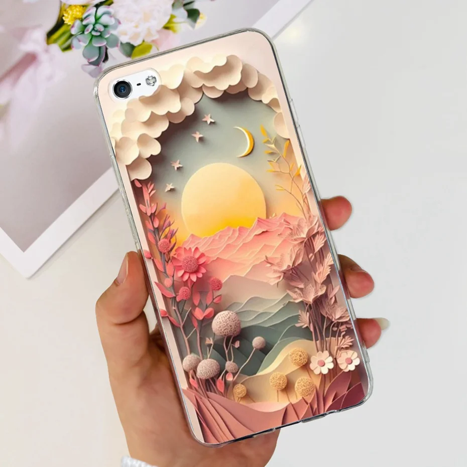 Charming Abstract Art Soft Silicone Phone Case