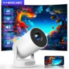 Magcubic HY300 Pro + Projector 4K 720P With 5W Speaker Android 11 290ANSI WiFi 6 BT5.4 Mini Outdoor Video Home Theater Projector 1