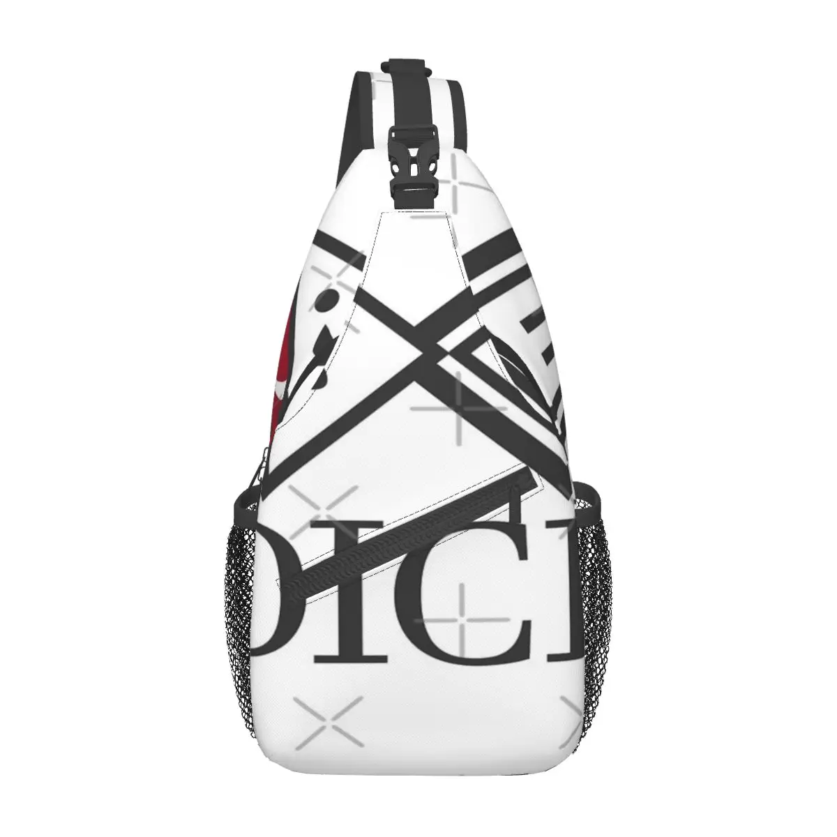 

D.I.C.E. Logo Chest Bag Modern Portable For Office Cross chest bag Multi-Style