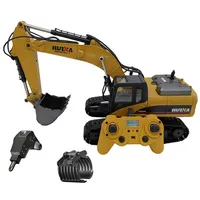 HUINA 1/14 RTR 23CH Metal RC Excavator 580 Remote Control Truck Car Light Sound Battery Outdoor Toys Boys Gift TH18060 1