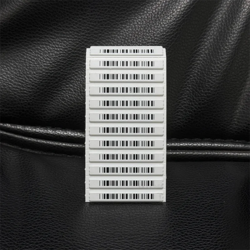 5000Pcs Fashion thin AM 58KHz DR soft label with PS material for grocery store, 45*6*2 mm Pure bar code sticker for supermarket