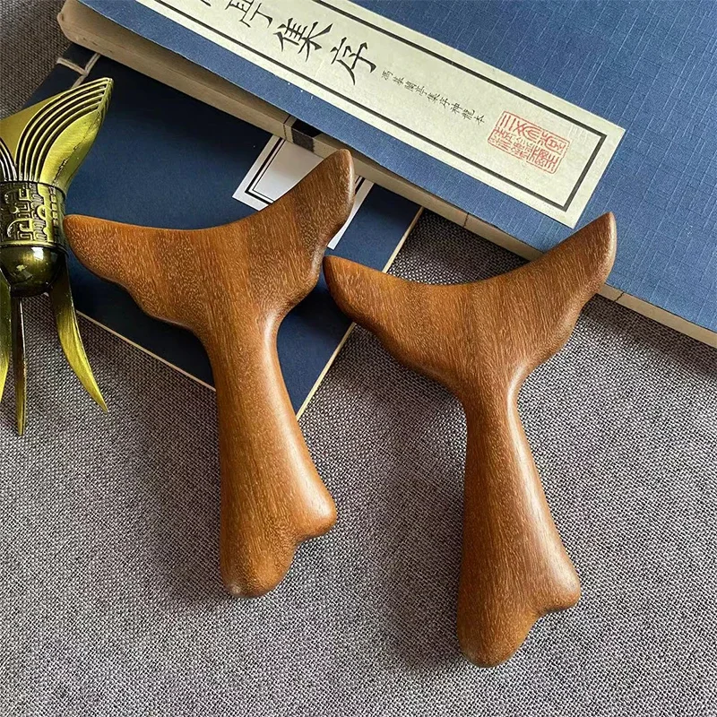 Guasha Board Sandalwood Meridian Acupuncture Massage Comb Guasha Board For Neck Shoulder Back Scraping Board Facial Lifting Tool