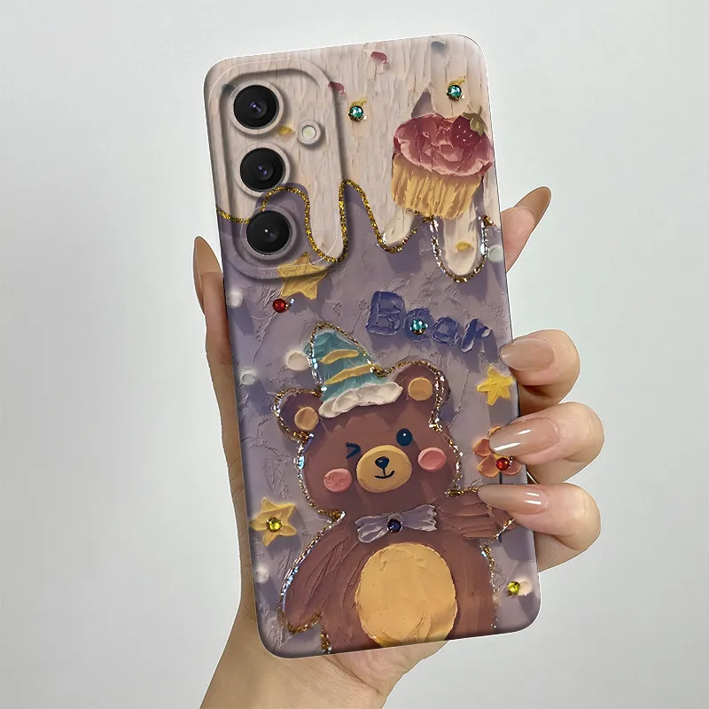 Sweet Fashion Butterfly Painted Soft Silicone Phone Case - Lovely Design Cover