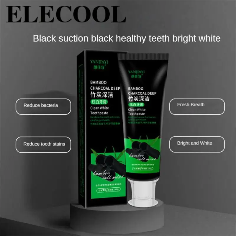 

Toothpaste Bamboo Charcoal Smoke Stains And Odor Removing Tooth Stains Refreshing Breath Activated Carbon