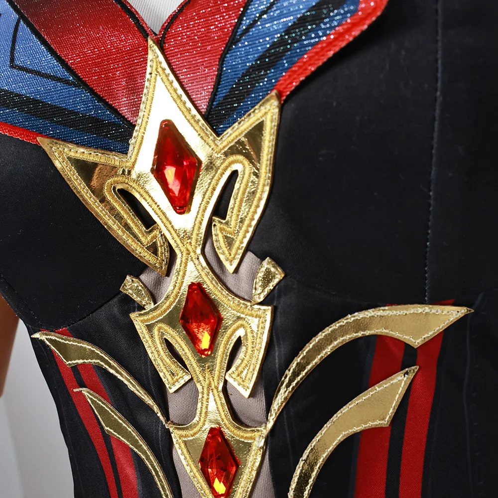 Genshin Impact: Chasca | Fantasy Costume Cosplay Set 49 Fantasy Floral Feather Costume Cosplay