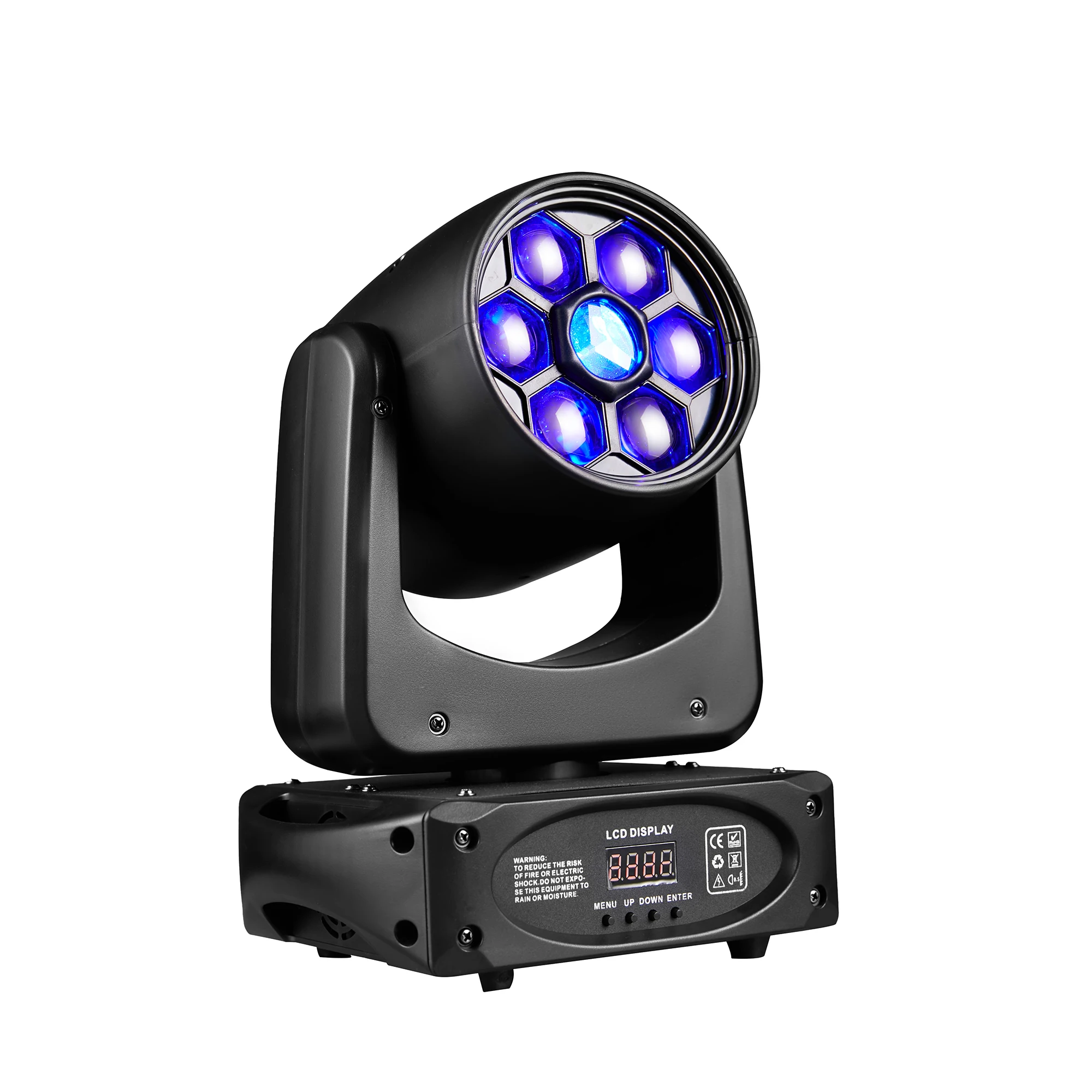 Disco Bee Eye's LED 150w Colorful Trigeminal Pattern Lights Gobo Moving Head Lig