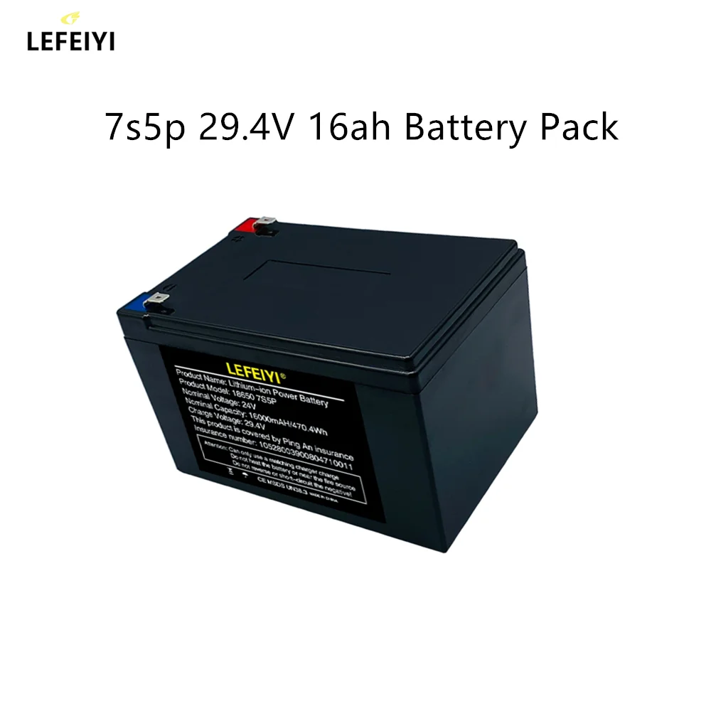 

7s5p 29,4 V 16ah комплект литий-ионный батарей 500W, для электрического велосипеда для инвалидной коляски