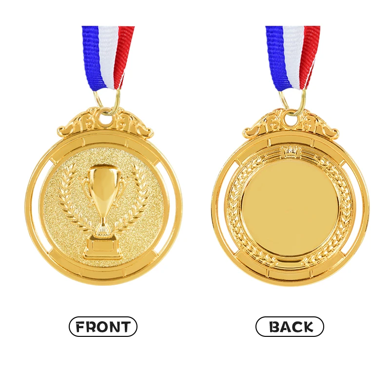 1/10pcs Football Cup Gold Medals Winner Awards Kids Sports Theme Birthday Party Favors Soccer Party Gifts Toy Competition Prizes