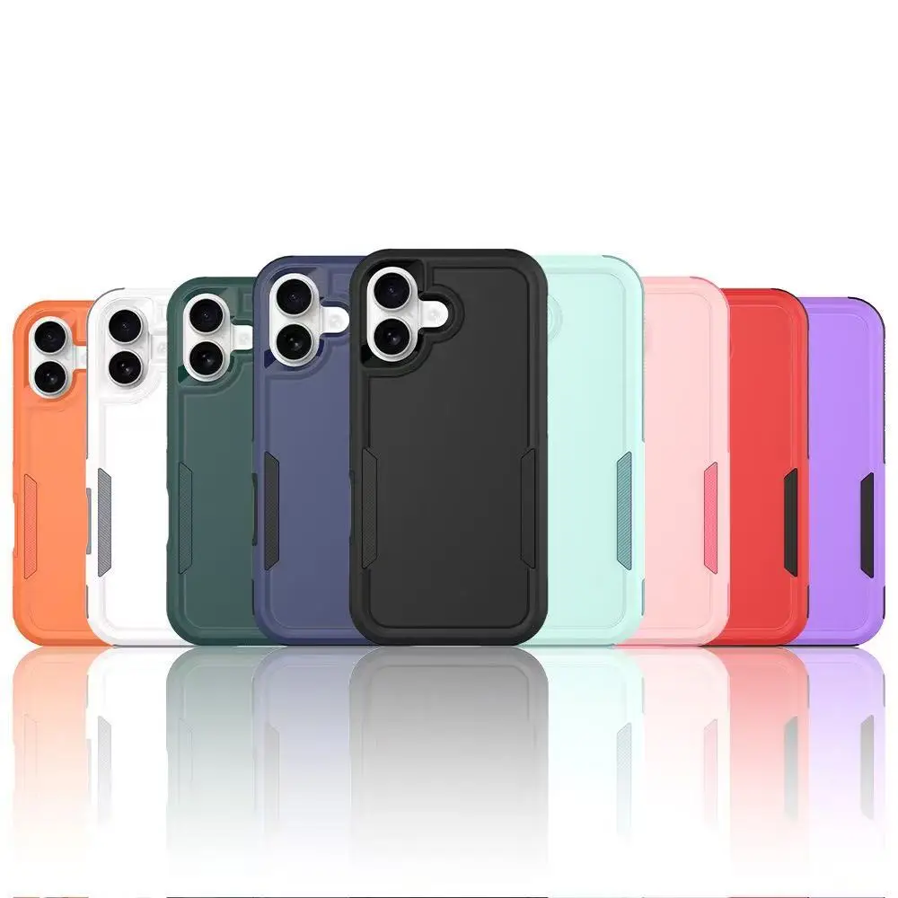 Commuter Double Layer 360° Full Body Armor Protective Case - Air Drop-Resistant Hard Cover