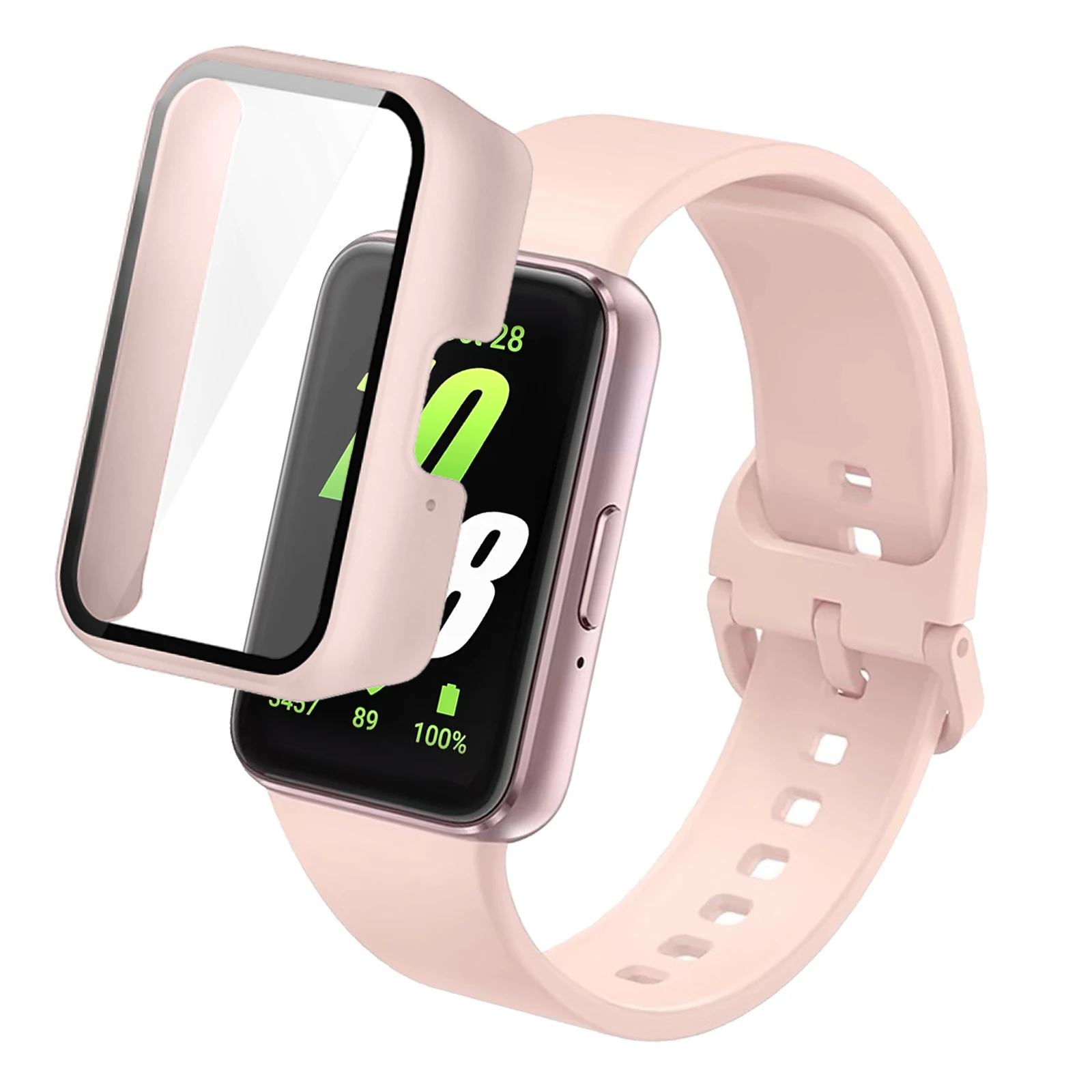 Full Coverage Tempered Glass Bumper Case with Screen Protector