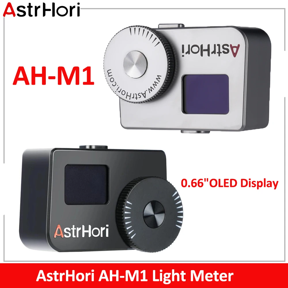 

Внешний фотометр AstrHori AH-M1 в реальном времени, 0,66 дюйма, OLED, Холодный башмак, тип с, циферблат, быстрая съемка