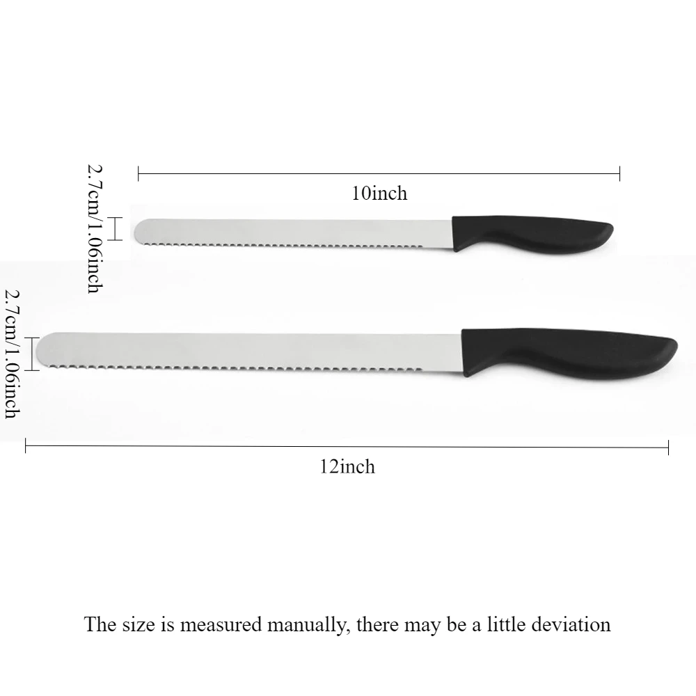 Stainless Steel Serrated Bread Knife 6