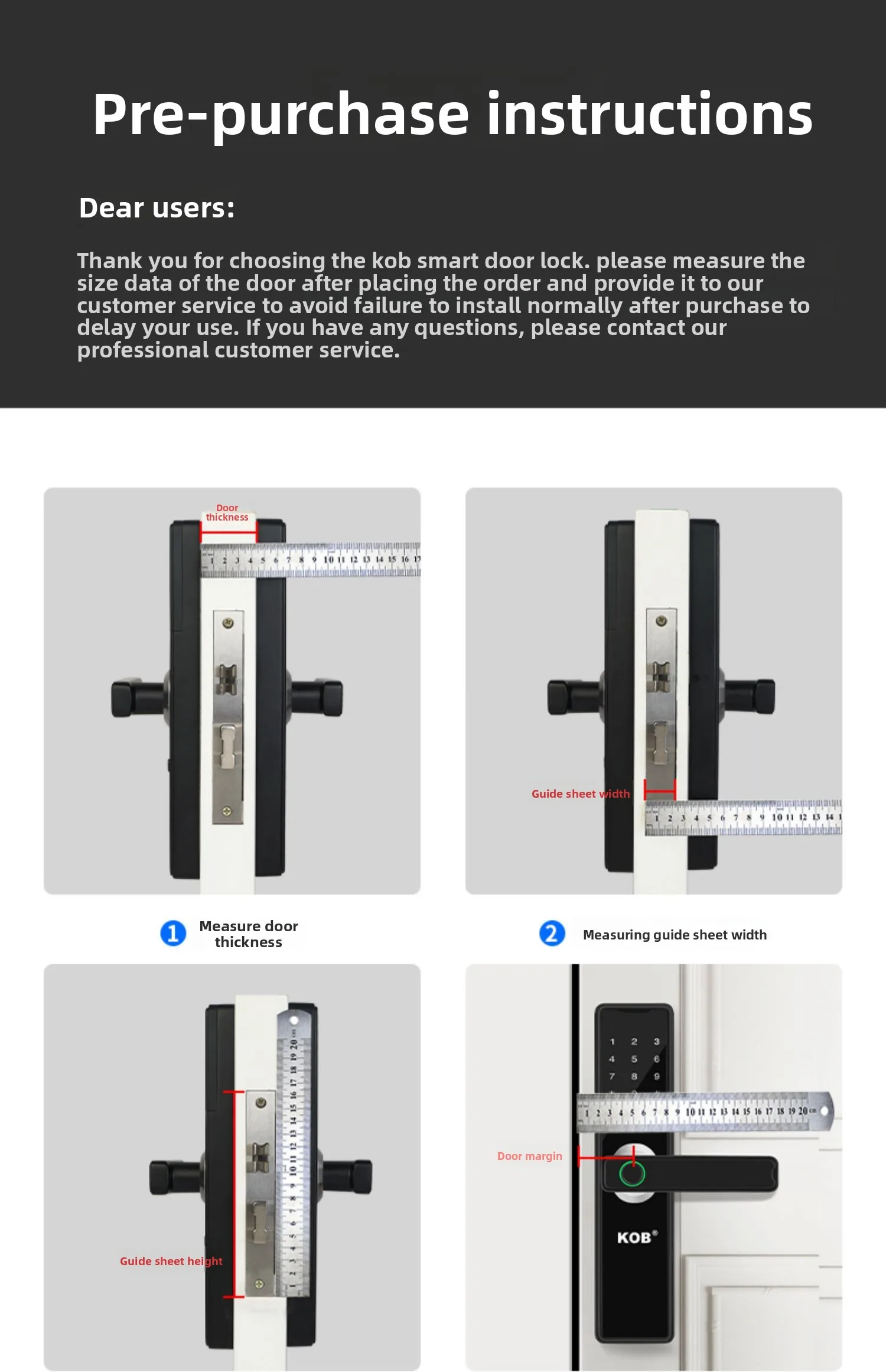 wooden door fingerprint lock household anti-theft door password lock apartment B