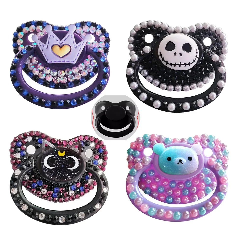 

Adult Pacifier Little cat bear Pattern Silicone Adult Plus Size Pacifier Adult Baby Pacifier Little Space Daddys Girl Dummy