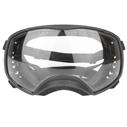 Durable UV Protection Dog Goggles with Deep Eyecups (Transparent)