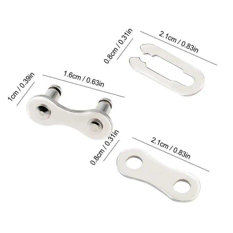 Reusable Bike Chain Link Quick Split Chain Repair Links Bicycle Missing Link Chain Link Connector For City Stroller Car