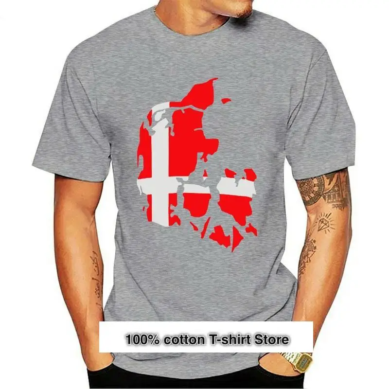Camiseta Con Bandera De Dinamarca, Mapa, Pais, Europa, Danmark, 2021