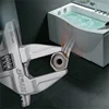 Mini Adjustable Bathroom Adjustable Wrench Strong Clamping Large Open End Multifunctional Aluminum Spanner Bathroom Repair Tool 4