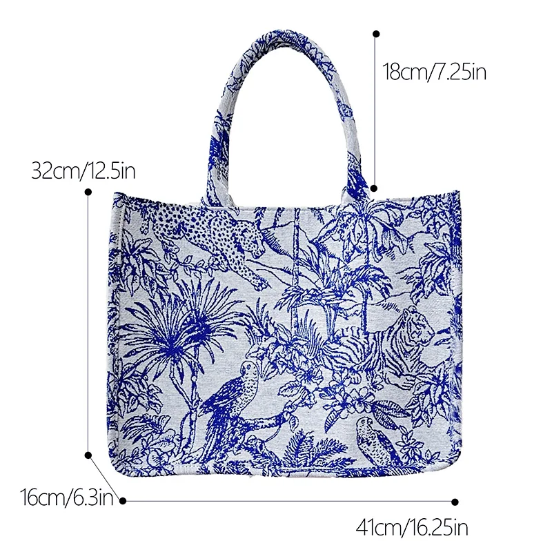  2023 NEW Jacquard Embroidery Luxury Fashion Tote Bag