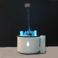 Portable  Diffuser, 1 Piece 360ML Air Humidifier with Cute Smoke Ring Night Light Lamp, Desktop Fragrance Diffuser, Essential 1
