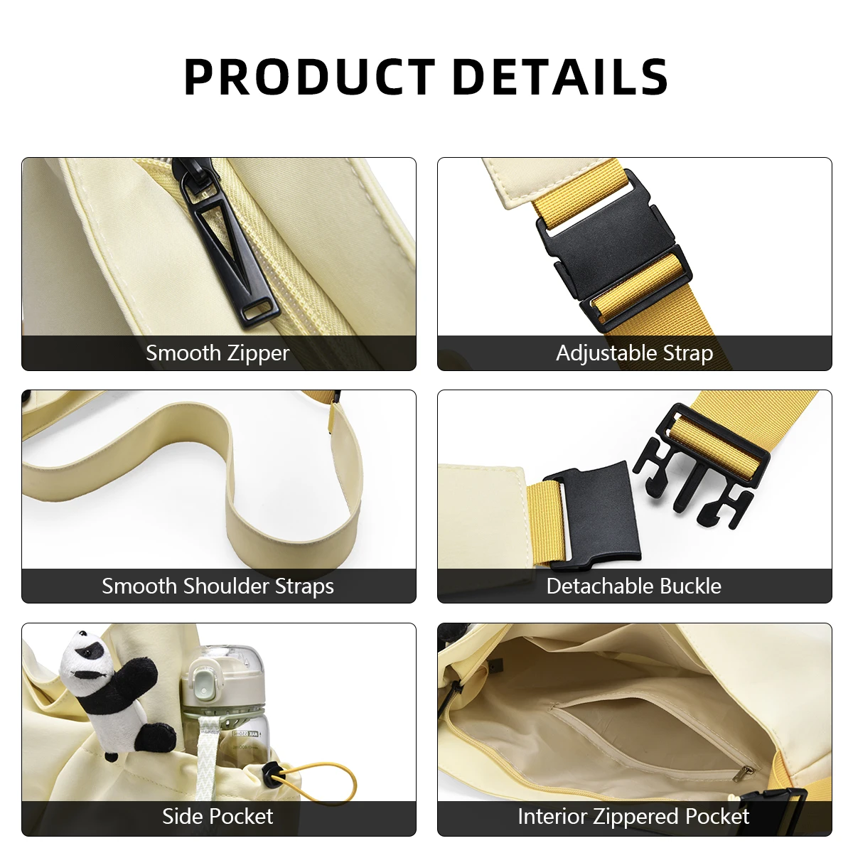 Large-Capacity Fashionable Canvas Bag, Short-Distance Travel, Commuting Tote Bag, College Student Class Shoulder Bag, Travel Handbag, Shopping and Shopping