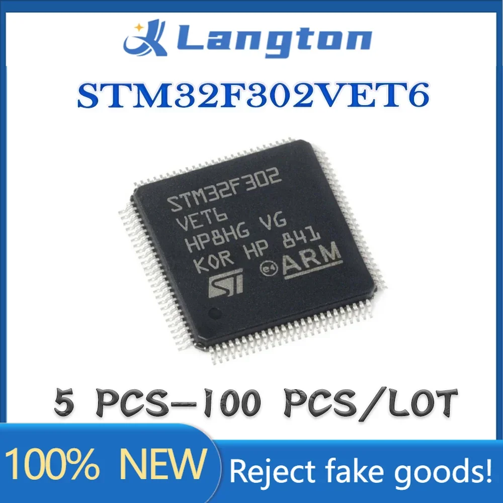 

STM32F302VET6 STM32F302VET STM32F302VE STM32F302V STM32F302 STM32F STM32 STM New Original IC MCU Chip LQFP-100