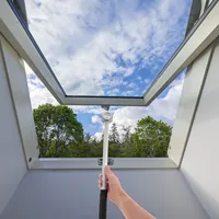 Window Opening Lever Pull Handle Blind Stick with Hook Rod Telescopic Tools Curtain Plastic Cabinet Drawer Assistant Push Stick 1