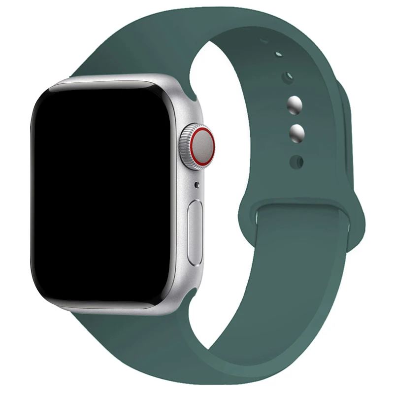 Premium Sports Silicone Band for Smartwatches - Durable & Comfortable Bracelet Strap