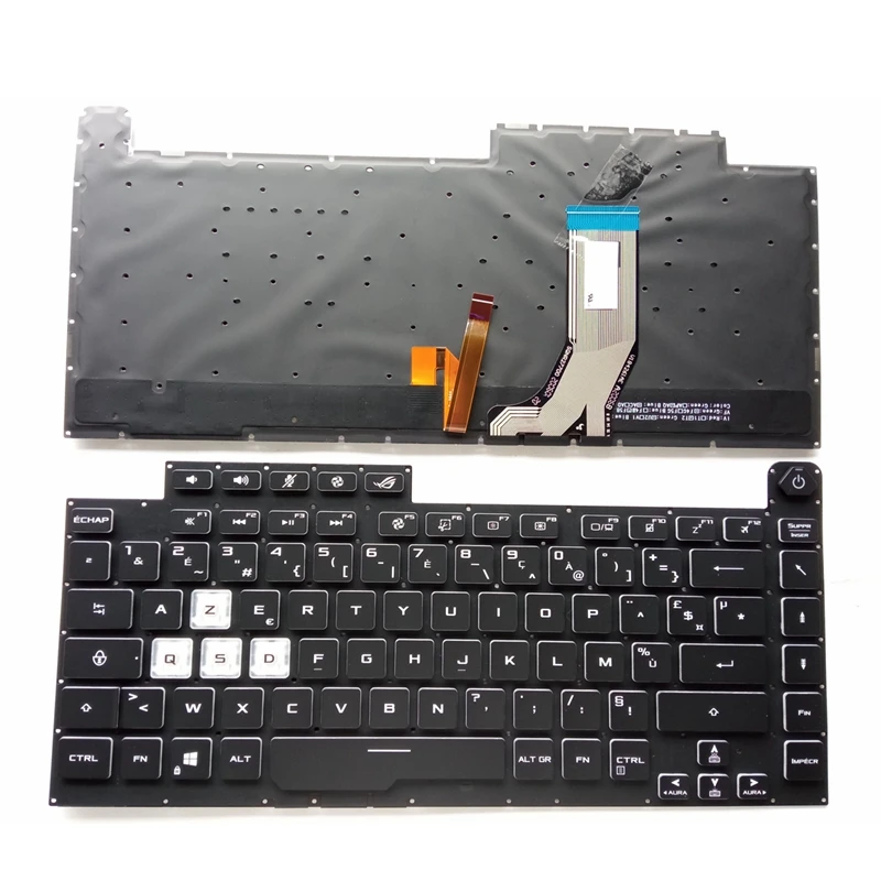 Eua Teclado Inglês para Asus Rog Strix Scar Iii G512 l Plus G531 S531gt G531g Gl531 G531gv G531gu G531 G532 l ru sp fr