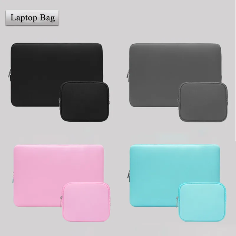11-15.6 inches Soft Laptop Bag Sleeve For Xiaomi HP Dell Lenovo Macbook Air Pro Notebook Computer Case Cover Laptop Accessories BEST SELLERS