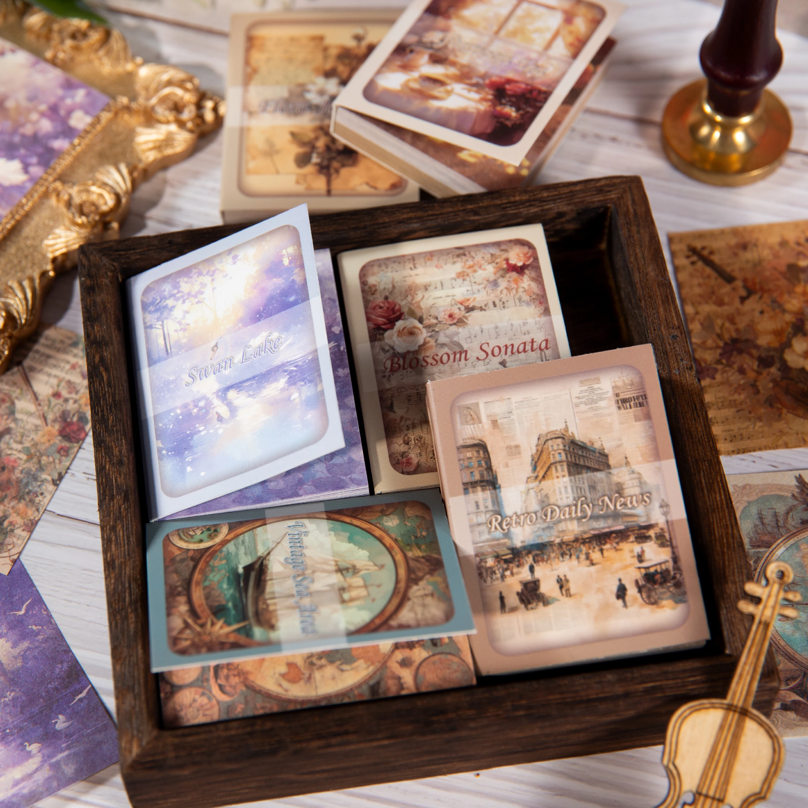 Vintage Antique Painting Collection Material paper Scrapbook Materials DIY Photo Album Collage Journal Creative Art paper 80pcs scrapbook paper,scrapbook materials,scrapbooking material,scrapbooking paper,diy craft materials