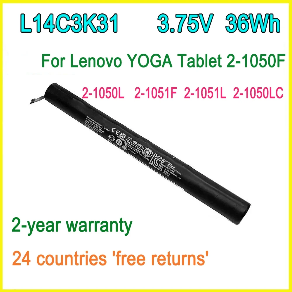 Lenovo YOGA Tablet Battery, Alta Qualidade, Frete