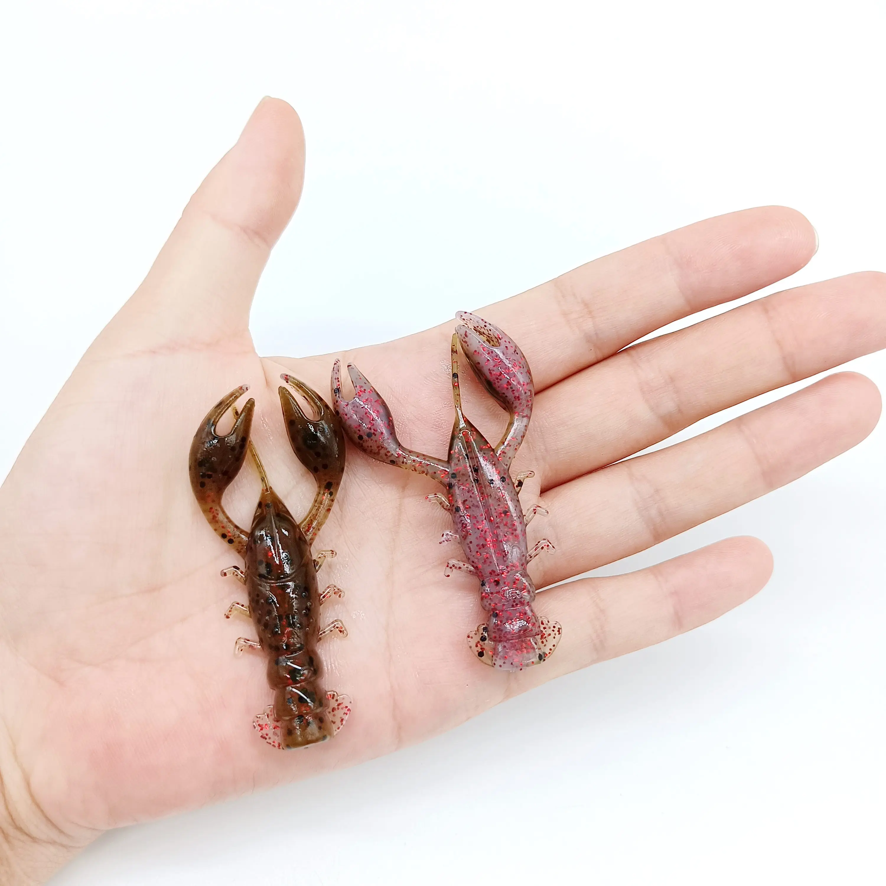 DUODUOYU 5PCS Floating Crawfish Fishing Lure 65mm/4g Soft Silicone Bait  Jigs Wobbler Artificial Swimbait Bass Fishing Tackle