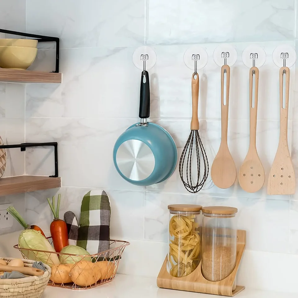 40 Pièces Crochet Ventouse,40Mm Petite Ventouse Crochet