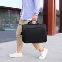 15.6 pouces 17 pouces pochette d'ordinateur affaires portables en Nylon sacs à main ordinateur Portable épaule porte-documents fermeture éclair antivol épaule Style Simple 6