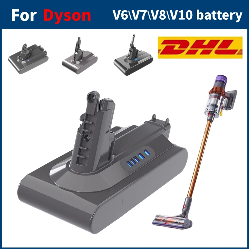 

Dyson V8 21.6V 38000mAh Replacement Battery for Dyson V8 Absolute Cord-Free Vacuum Handheld Vacuum Cleaner Dyson V8 Battery