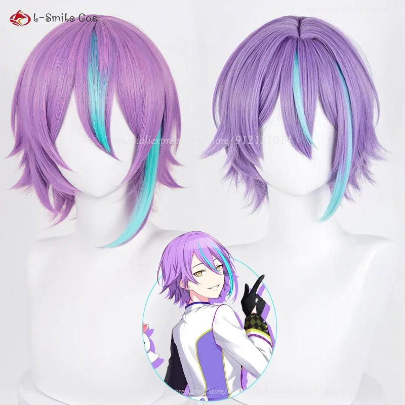 Anime-Kamishiro-Rui-Cosplay-Wig-Purple-Highlights-Blue-Kamishiro-Rui ...