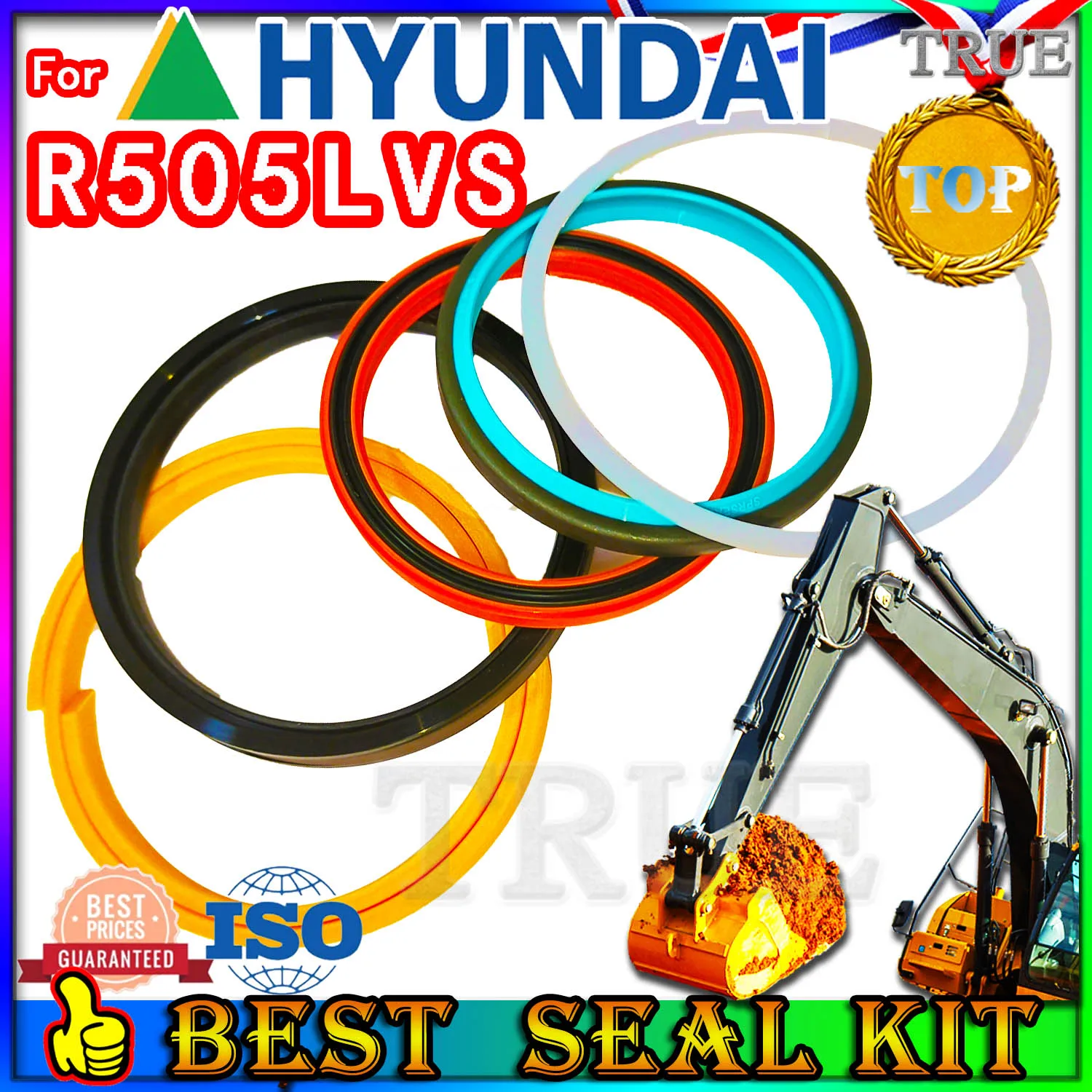 

For Hyundai R505LVS Oil Seal Repair Kit Boom Arm Bucket Excavator Hydraulic Cylinder High Suppliers Manufacturers Fix Best Mend