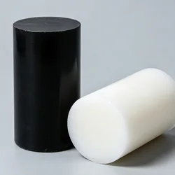 High - Quality White and Black PA6 Nylon Rods for Precision Machining (3mm - 30mm Diameter) (1pc)
