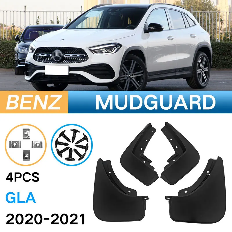 

4pcs Car Fender Wheel Front and Rear Fenders Original Model Replacement For Mercedes-Benz GLA 2015-2021 Auto Accessories