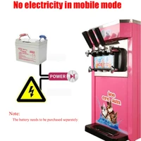 Commercial Soft Serve Ice Cream Maker Vending Machine Small Desktop 110V 220V 2