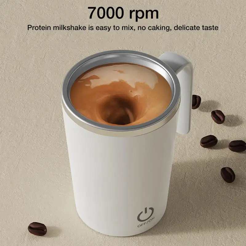 Rechargeable Self-Stirring Mug Rechargeable Auto Magnetic Stirring Mug Car  Travel Mug Travel Supplies For Hot